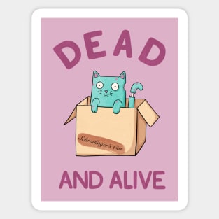 Schrodinger's (Undead) Cat Sticker